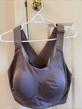 DSG Mauve Crisscross Strappy Sports Bra